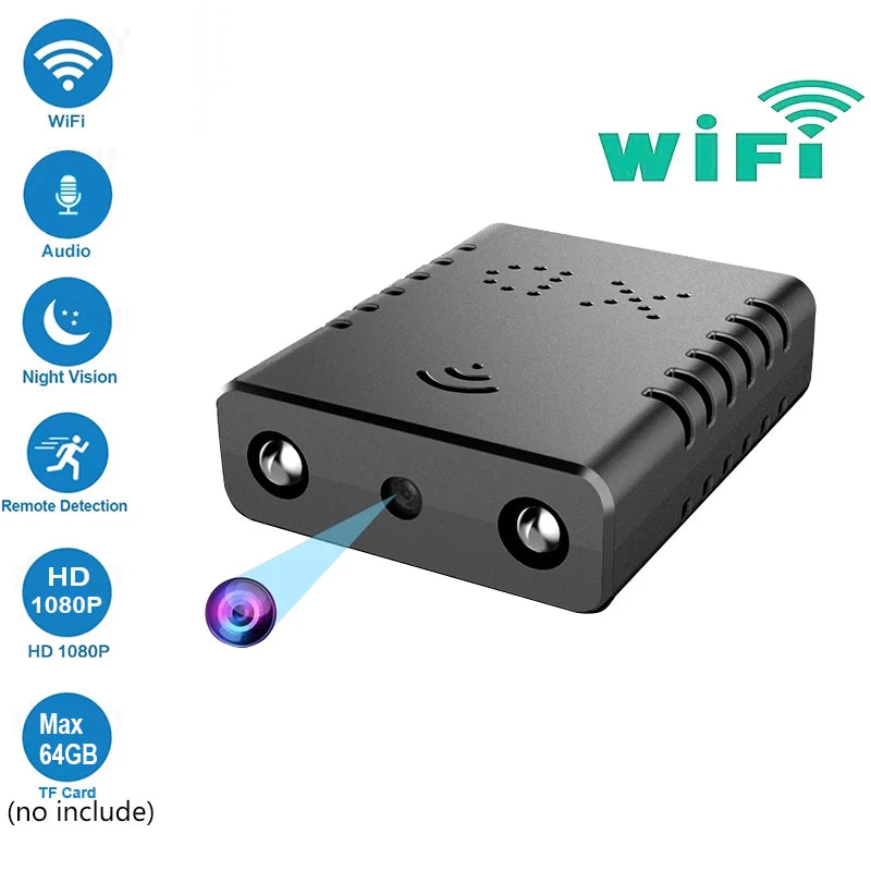 HD Mini WiFi Security Camera Indoor IP Cam Baby Monitor Night Vision Video Recorder Home Surveillance
