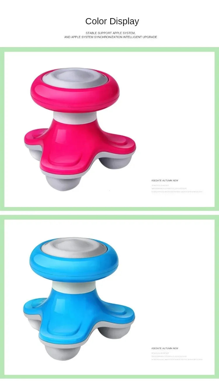 Electric Massager body USB Electric Handled Vibrating Massage MultiMini Triangle Body Health care beauty Massager Small Massor