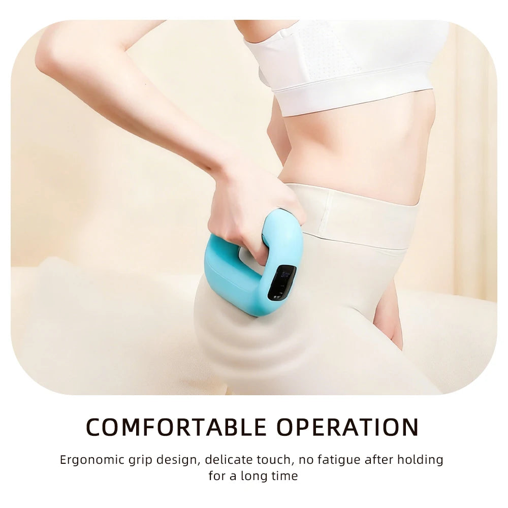 Electric Full-Body Fascia Ring Massager With Belt Multifunctional Exercise Vibration Fitness Massager  Deep Tissue Massage