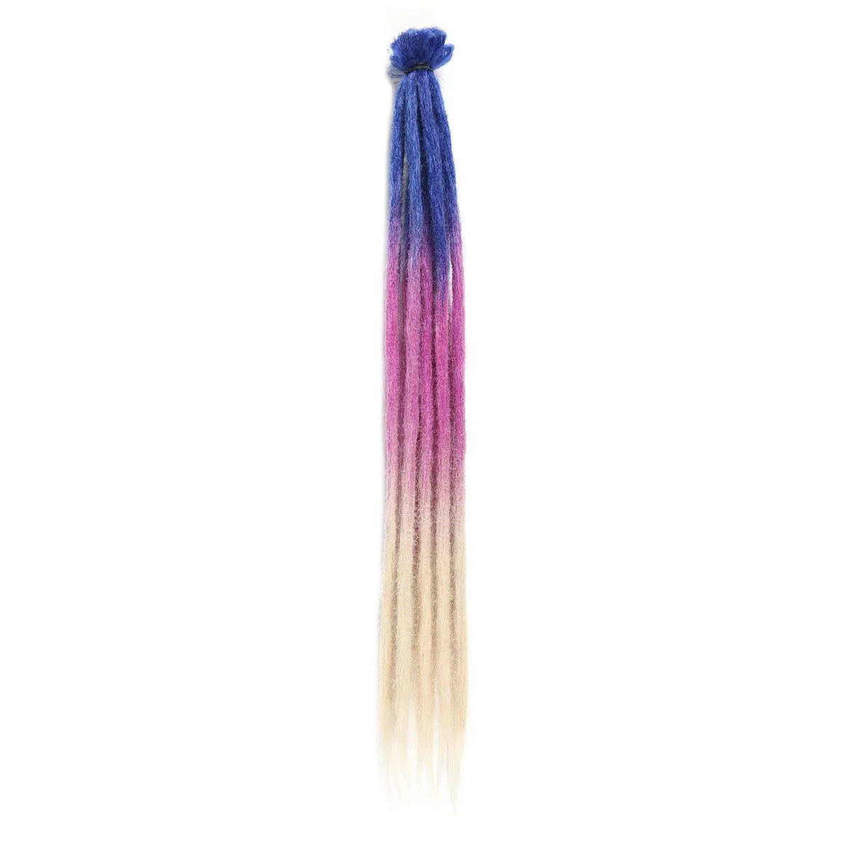 Synthetic Handmade Dreadlocks Hair Extensions Natural Braiding Hair For Black Women Crochet Hair Ombre Colored Crochet Braids