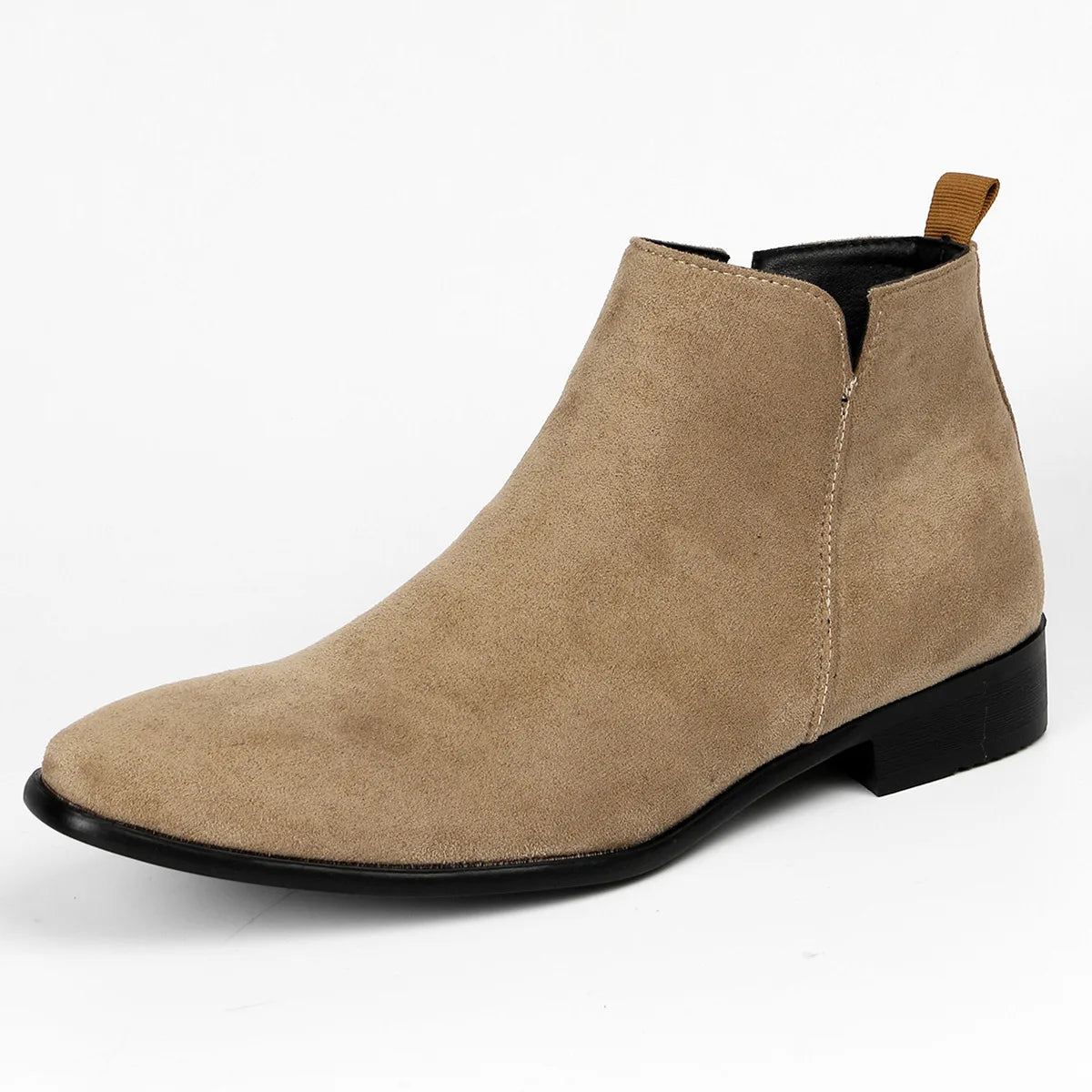 Men's Chelsea Boots Luxury Casual Leather Boot 2025 New Suede Ankle Boots for Men Business Dress Boots Big Size 48 Botas Hombre