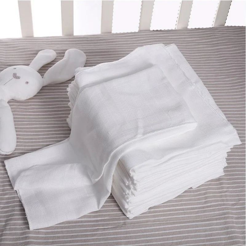 10pcs ABDL Adult Baby Cotton Gauze 100% Cotton Diapers DDLG Breathable Absorbent Cloth Diapers Reusable Washable Nappies Inserts