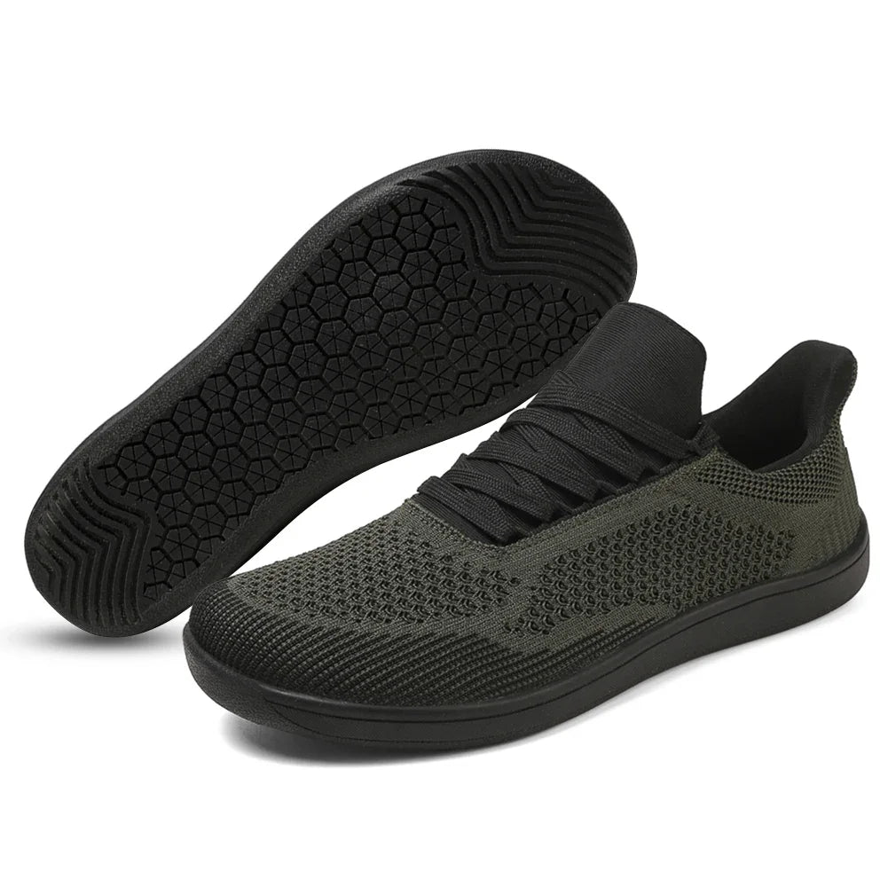 Minimalist Barefoot Shoes Breathable Wide Toe Cross Trainer Hands Free Walking Sneakers Lightweight Trekking Shoes for Men Women