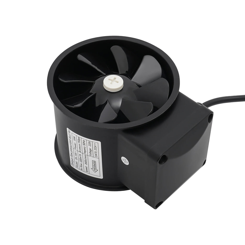 YIYIBYUS 220V Exhaust Fans Pipe Duct Ventilation Fan Silent Bathroom Extractor Ventilation Kitchen Toilet Wall Exhaust Duct Fan