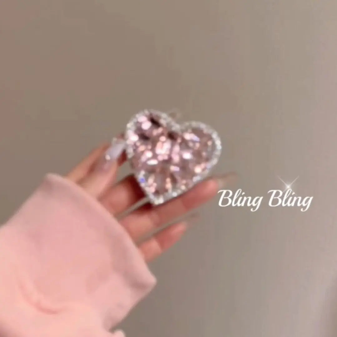 Pink Diamond Telescopic Bracket Phone Grip Tok Griptok Holder Ring Phone Accessories Phone Stand Holder Girl Wonmen Gift