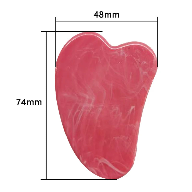 Natural Jade Gua Sha Scraper Board For Face Neck Skin Lifting Wrinkle Remover Beauty Care Massage Rose Quartz Jade Guasha Stone