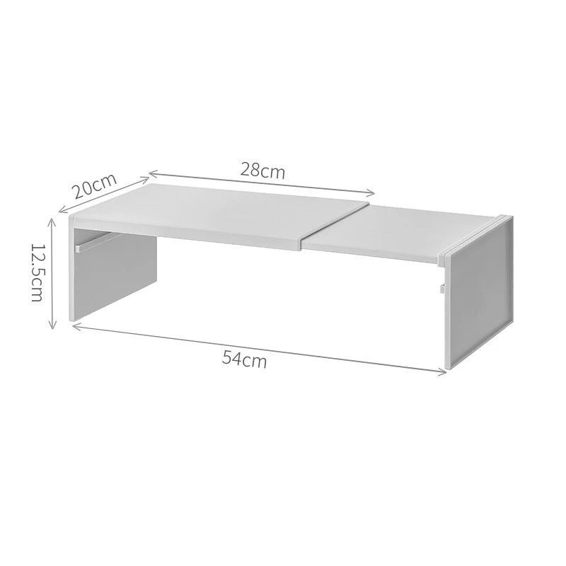 Retractable Kitchen Cupboard Organizer Wardrobe Makeup Cabinet Holder Space-Saving Closet Rack Kitchen Accessories Storage Rack