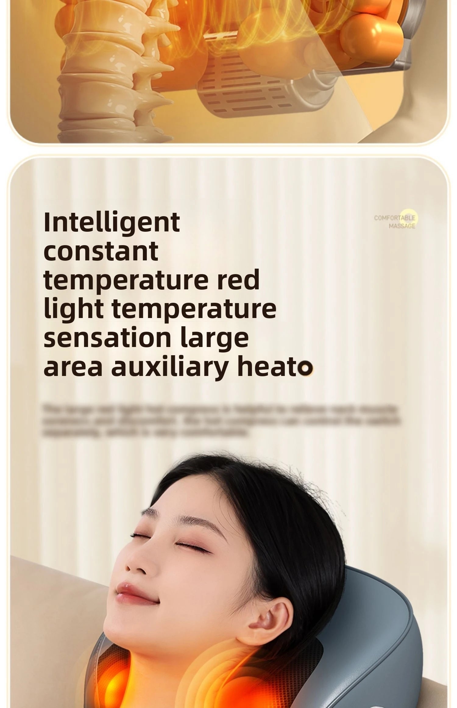 Back Massager for Deep Shiatsu Lower Back Neck Massager with Heat 3D Kneading Massage Pillow Shoulder Legs Gifts for Mom Dad Wom