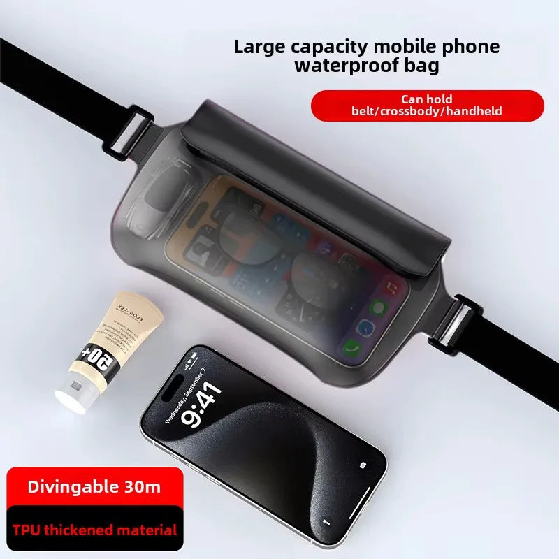 Waterproof Mobile Phone Storage Bag for Swimming, Rafting, and Diving - Keep Your Phone Safe and Dry