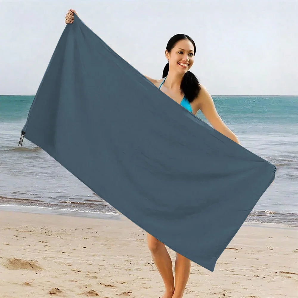 Microfiber Beach Towel Quick Dry Soft Absorbent Sand-Free Lightweight Travel Towel for Swimming Pool Spa Home