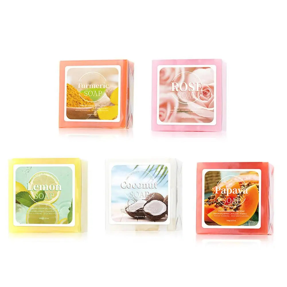 Turmeric Rose Smooth Cleansing Natural Soap Cleansing Smooth Handmade Essential Oil Soap