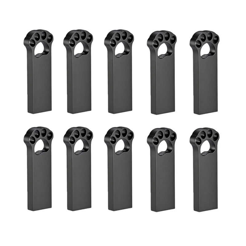 10Pcs/lot Metal USB Flash Drive 4GB 8GB Pen Drive 16GB 32GB cle USB Stick 2.0 UDP Memory Flash Drive 64GB 128GB Free custom logo