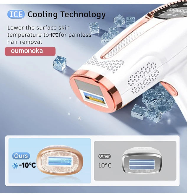 Permanent Laser Hair Removal Bikini Women's IPL Depilators Shaver Facial Hair Cutting Machine Men's Razo to Remove Hair Trimmer