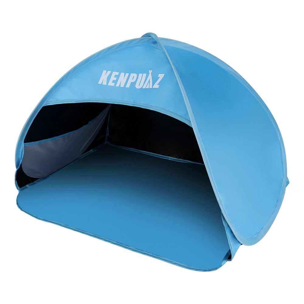 Portable Sun Shelter Instant Sun Shade Canopy Head PopUp Canopy Automatic Shade Tent for Beach Camping Fishing Hiking Picnic