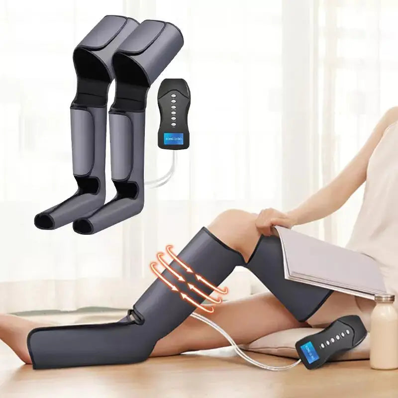 Leg And Foot Massager With Bag Circulation Sequential Air Compression Massage To Promote Blood Circulation Weight Loss Device