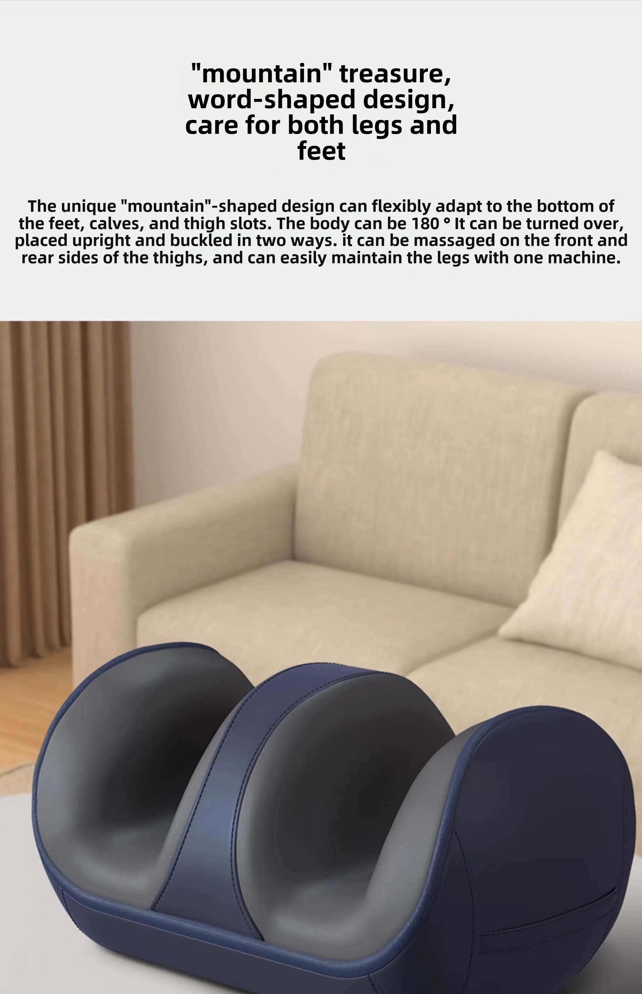 3D Shiatsu Foot Massager for Circulation Relax, Machine with Deep-Kneading Heat, Calf Massager,Ideal Gift for Mom Dad Friends