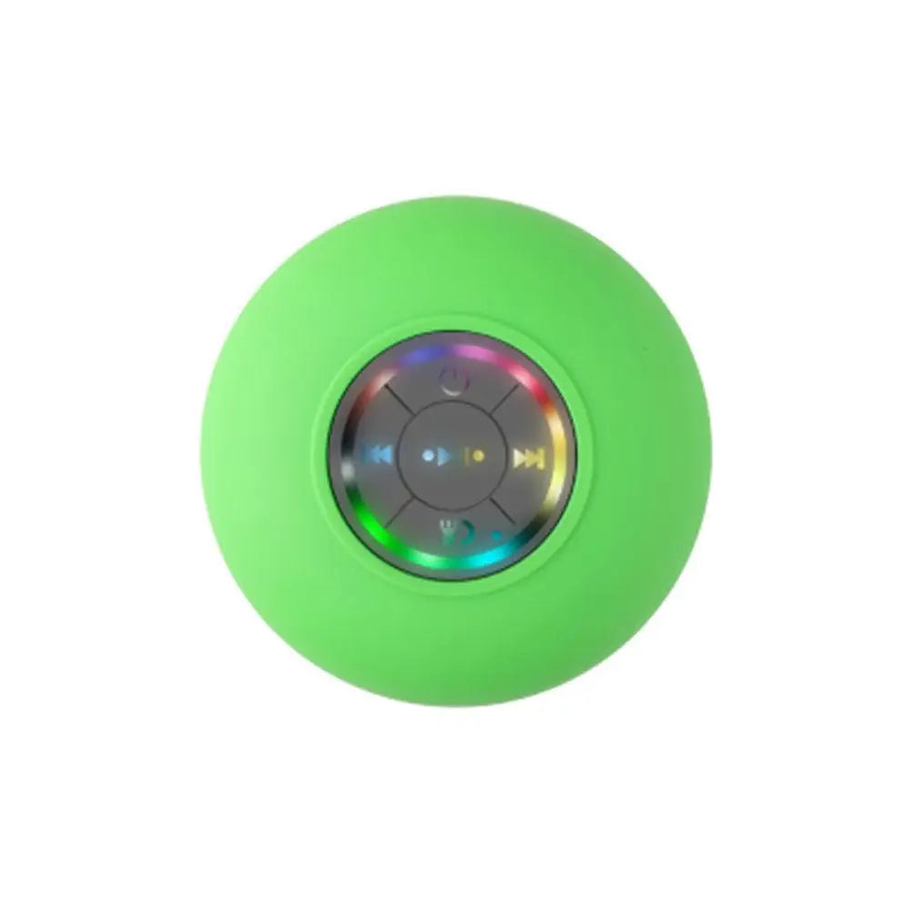 Portable Wireless Bluetooth Speaker LED IPX4 Waterproof Loudspeaker Outdoor Bathroom Large Suction Cup Mini Stereo Sound Box