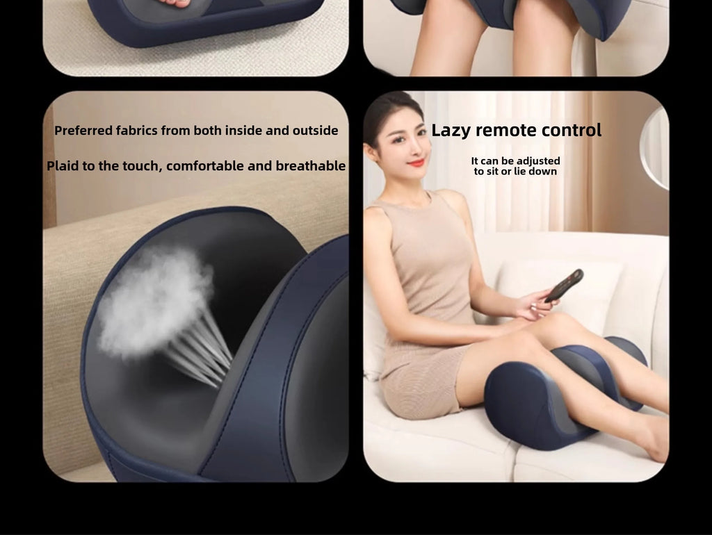 3D Shiatsu Foot Massager for Circulation Relax, Machine with Deep-Kneading Heat, Calf Massager,Ideal Gift for Mom Dad Friends