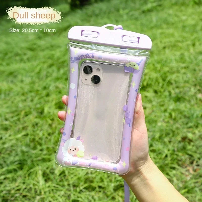 Universal Waterproof Phone Pouch with PVC Airbag Underwater - Touchscreen Case for Swim and Diving 도매 Льготы