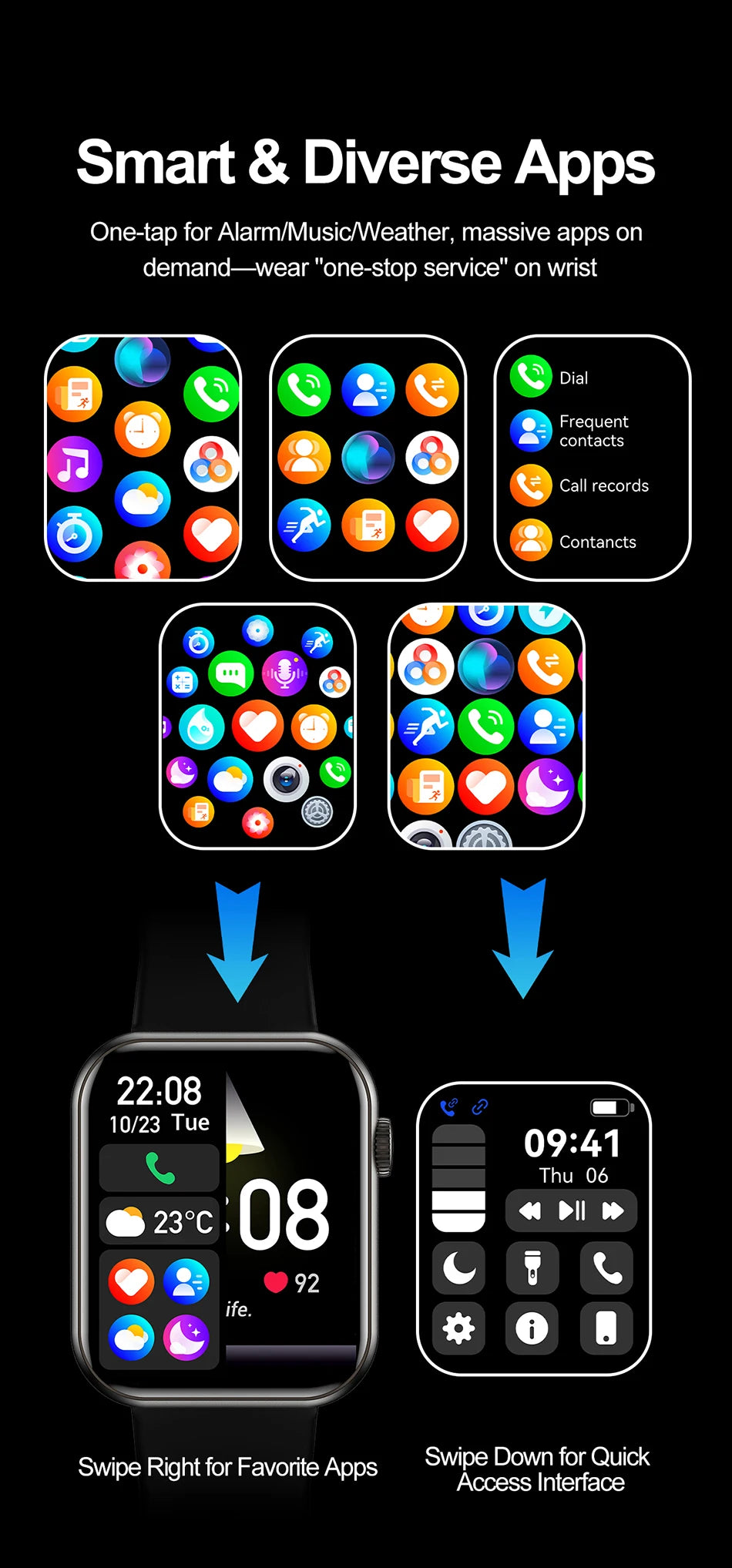 2025 New Smart Watch Full Touch Screen Bluetooth Call AI Voice Heart Rate Waterproof Watches Sports Bracelet Smartwatch Women