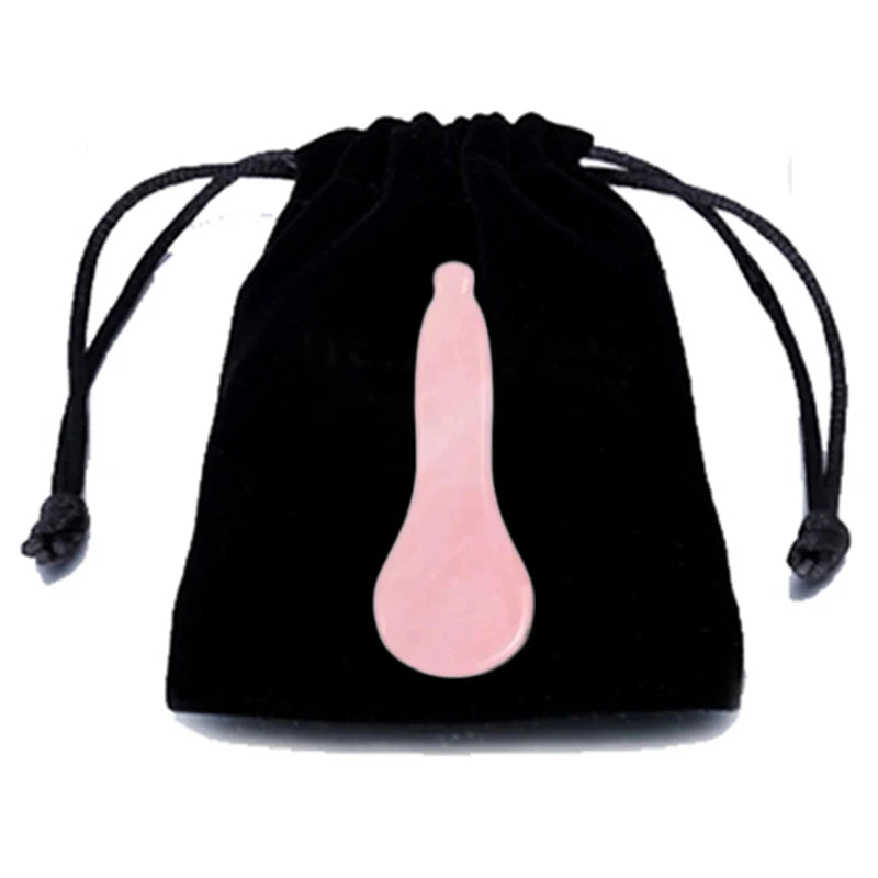 Rose Quartz Gua Sha Board Natural Jade Gouache Scraper Massager Facial Lifting SPA Acupuncture Skin Care Anti-Aging Beauty Tool