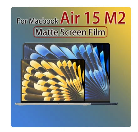 Matte Screen Protector for 2023 MacBook Air 15 A2941 13.6 M2 A2681 Pro 13 14 16 M1 chip A2338 Plastic Screen Film Sticker A2337
