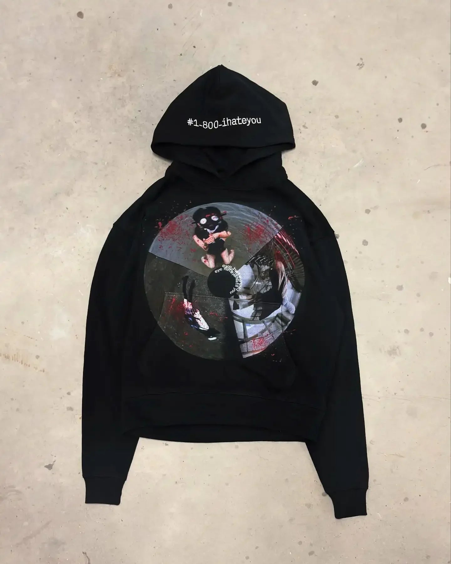 Vintage Style Hoodie Embroidery Print Hoodies Women Grunge Sweatshirt Tops Streetwear Harajuku Gothic Y2k Women Clothing