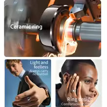 2026 New smart ring equipped with healthmonitor， sleep monitor, men's and women's waterproof multifunctional sports ring